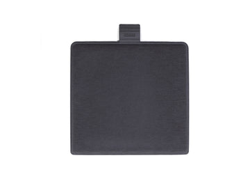 Fekete, vékony, kosz- és vízálló kültéri székpárna – prémium olasz kerti bútor